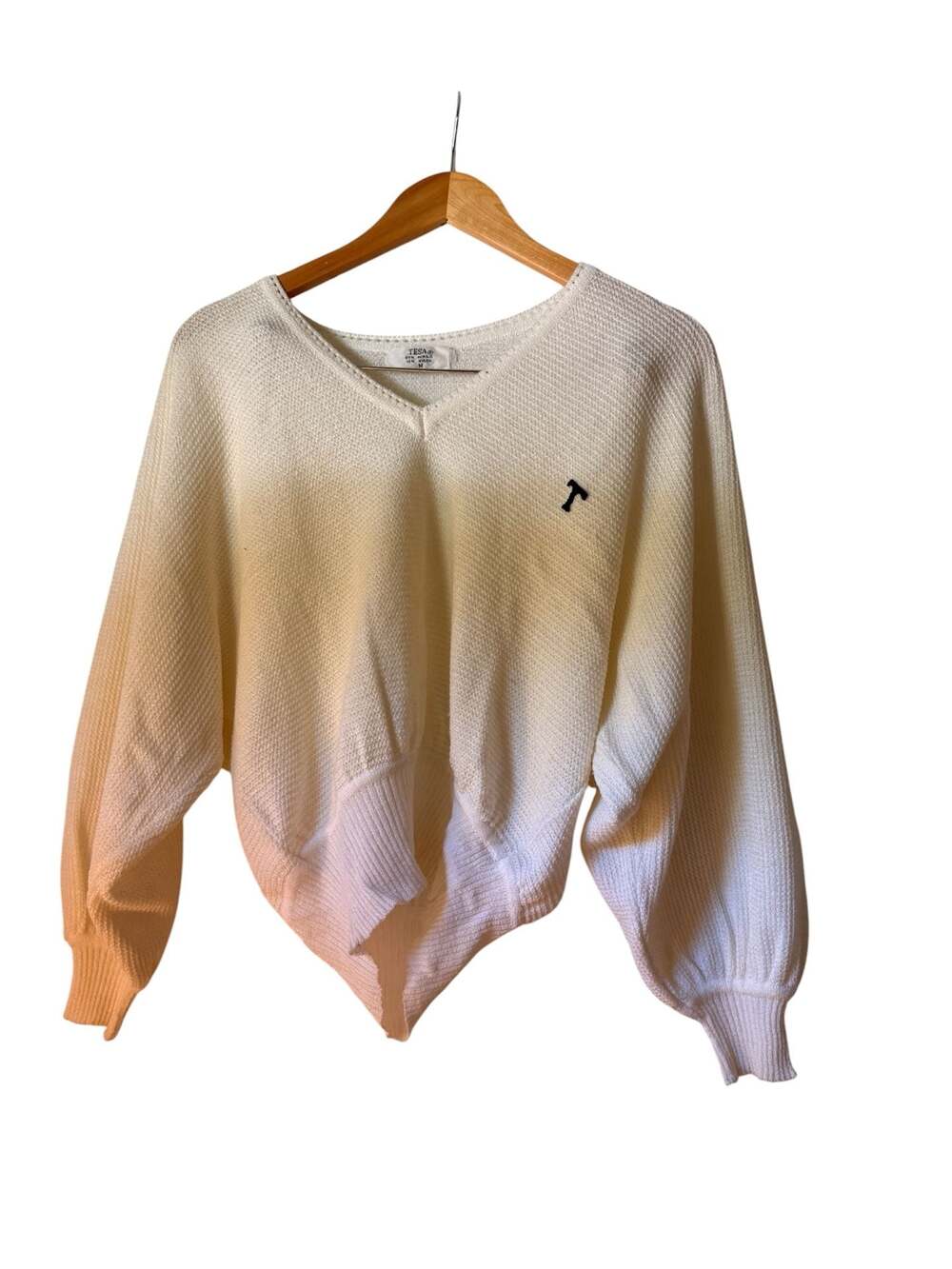 Tesa Ombre V-Neck Knit Sweater